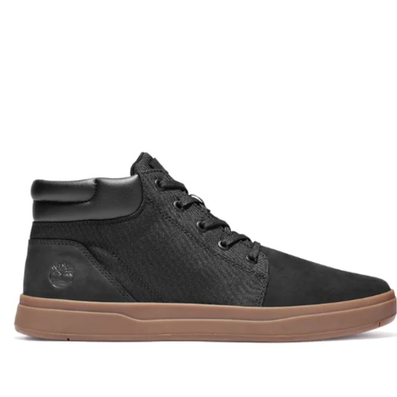 Timberland Other - Timberland Davis Square Leather/Fabric Men's Chukka Black Nubuck Size 9